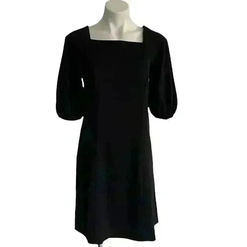Banana Republic Puff-Sleeve Evening Dress